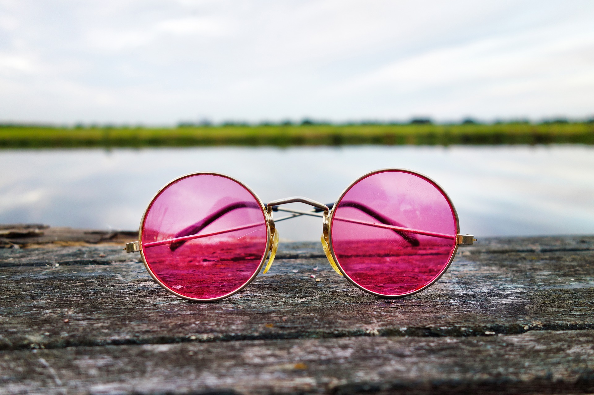 Rosarote Brille