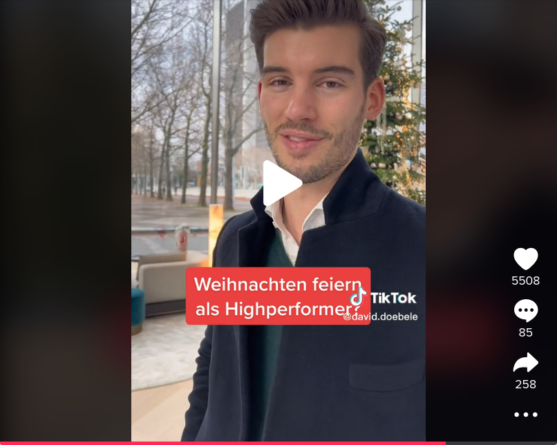 Screenshot des Videos von David Doebele