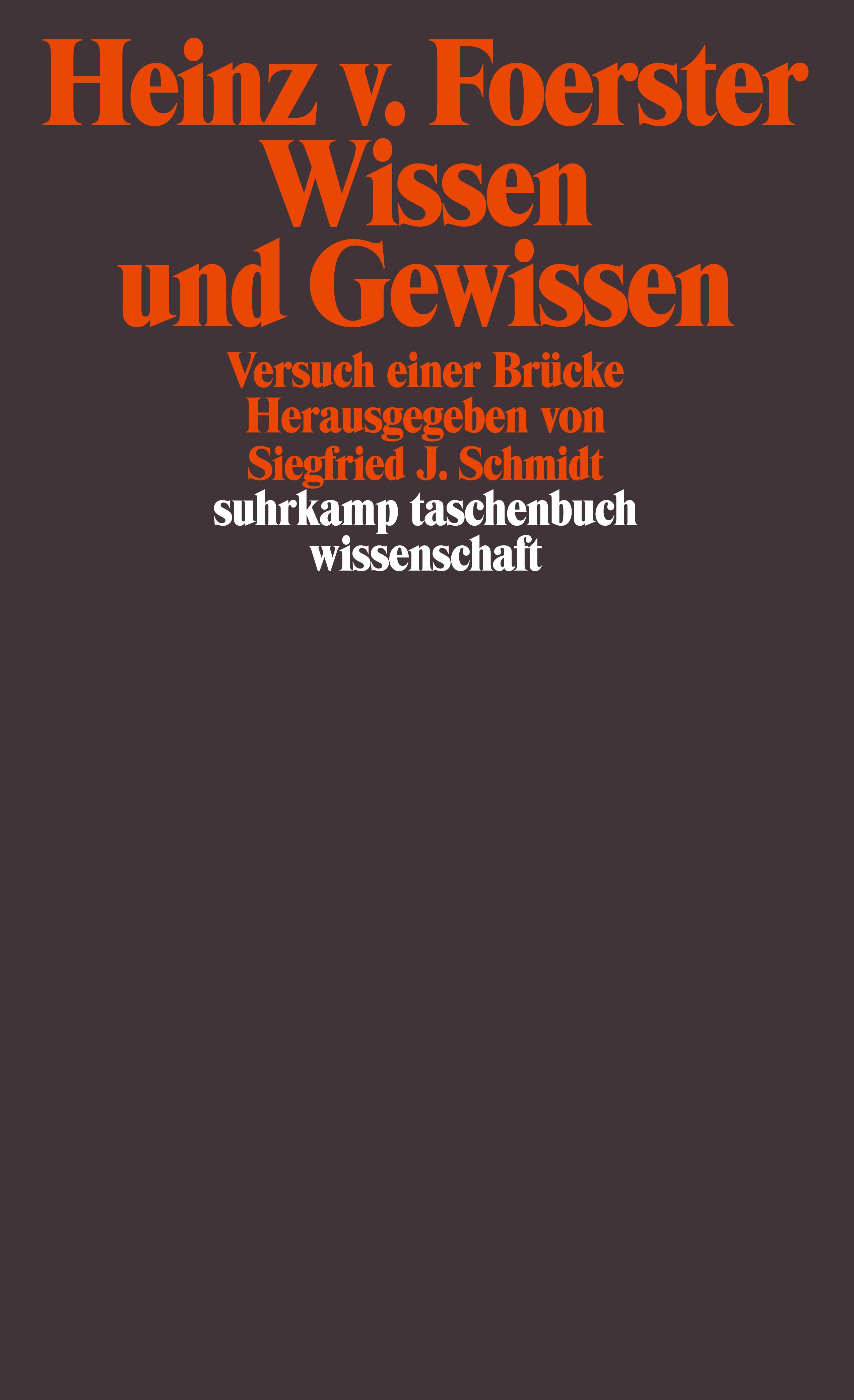 Umschlagbild des Buches Wissen und Gewissen